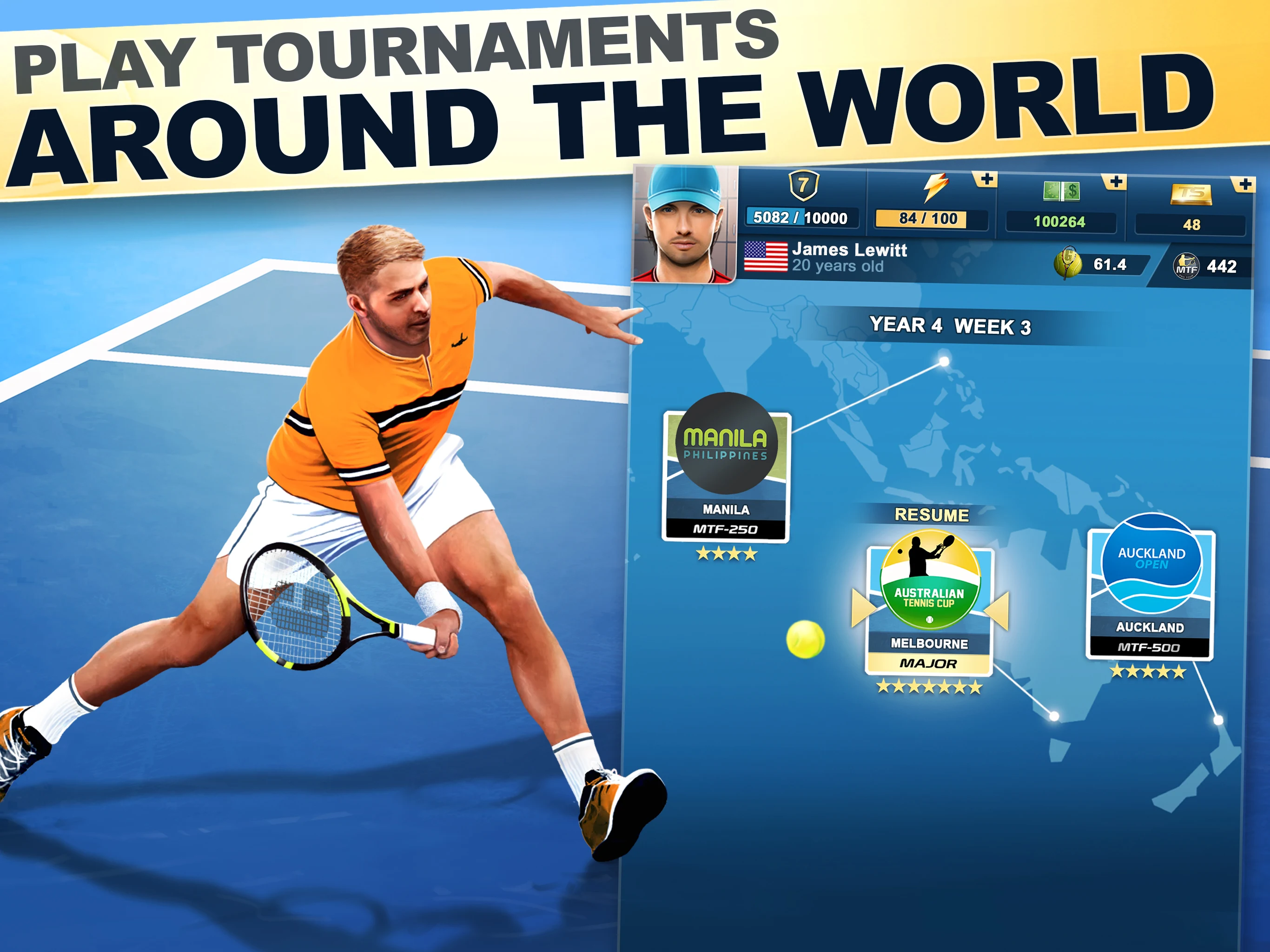 TOP SEED Tennis Manager 2026 screenshot